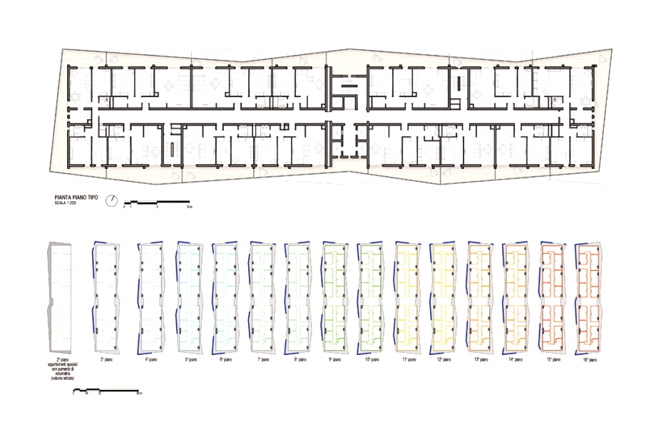 Typical floor plan (© Luca Peralta)